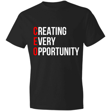 CEO Meaning T-Shirt - Black/Red/White