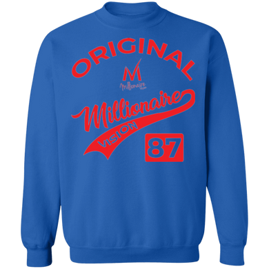 Derby Logo Sweatshirt - Royal/Red