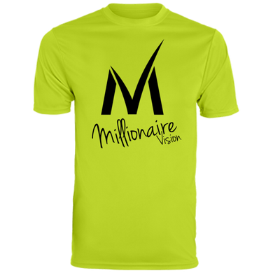 Millionaire Vision T-Shirt - Safety Green /Black