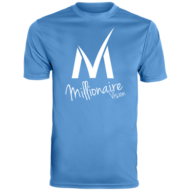 Millionaire Vision T-Shirt - Columbia Blue /White