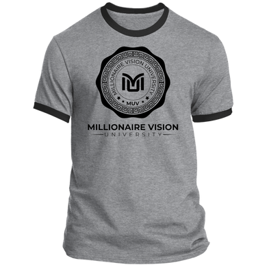 MUV Ringer Tee - Black/Grey