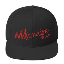 Load image into Gallery viewer, Signature Snapback - Solid Black/Red