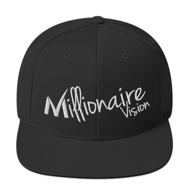 Signature Snapback - Solid Black/White