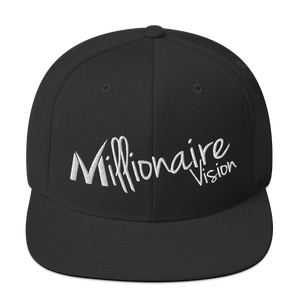 Signature Snapback - Solid Black/White