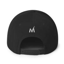 Load image into Gallery viewer, Signature Snapback - Solid Black/White