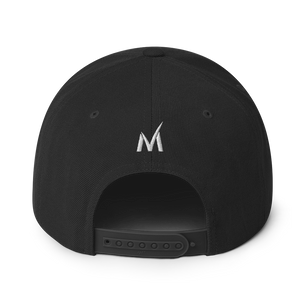 Signature Snapback - Solid Black/White