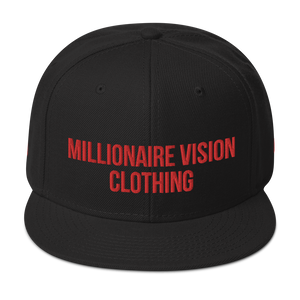 MVC Snapback Hat - Black/Red