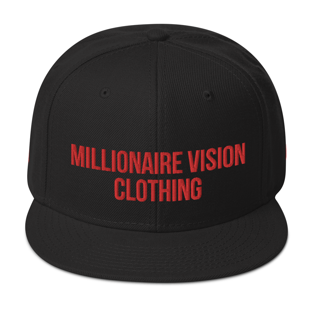 MVC Snapback Hat - Black/Red