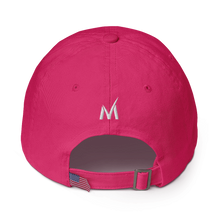 Load image into Gallery viewer, Signature Dad Hat - Dark Pink/White