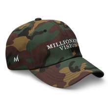 Load image into Gallery viewer, Millionaire Vision Print Dad Hat - Camo