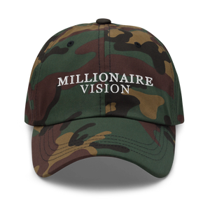 Millionaire Vision Print Dad Hat - Camo