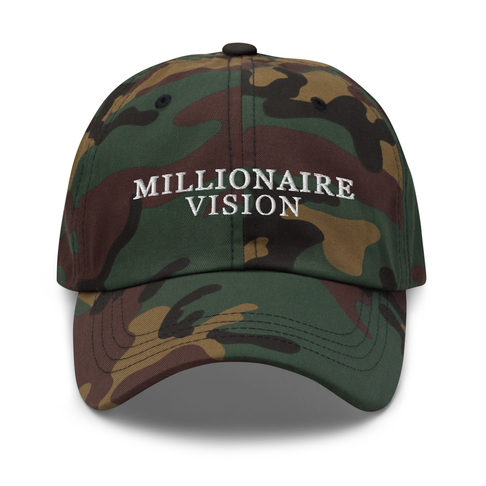 Millionaire Vision Print Dad Hat - Camo