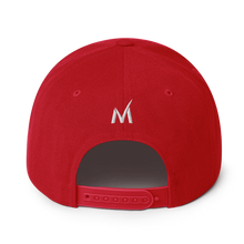 Load image into Gallery viewer, Signature Snapback - Solid Red/White