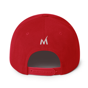 Signature Snapback - Solid Red/White