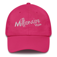 Load image into Gallery viewer, Signature Dad Hat - Dark Pink/White